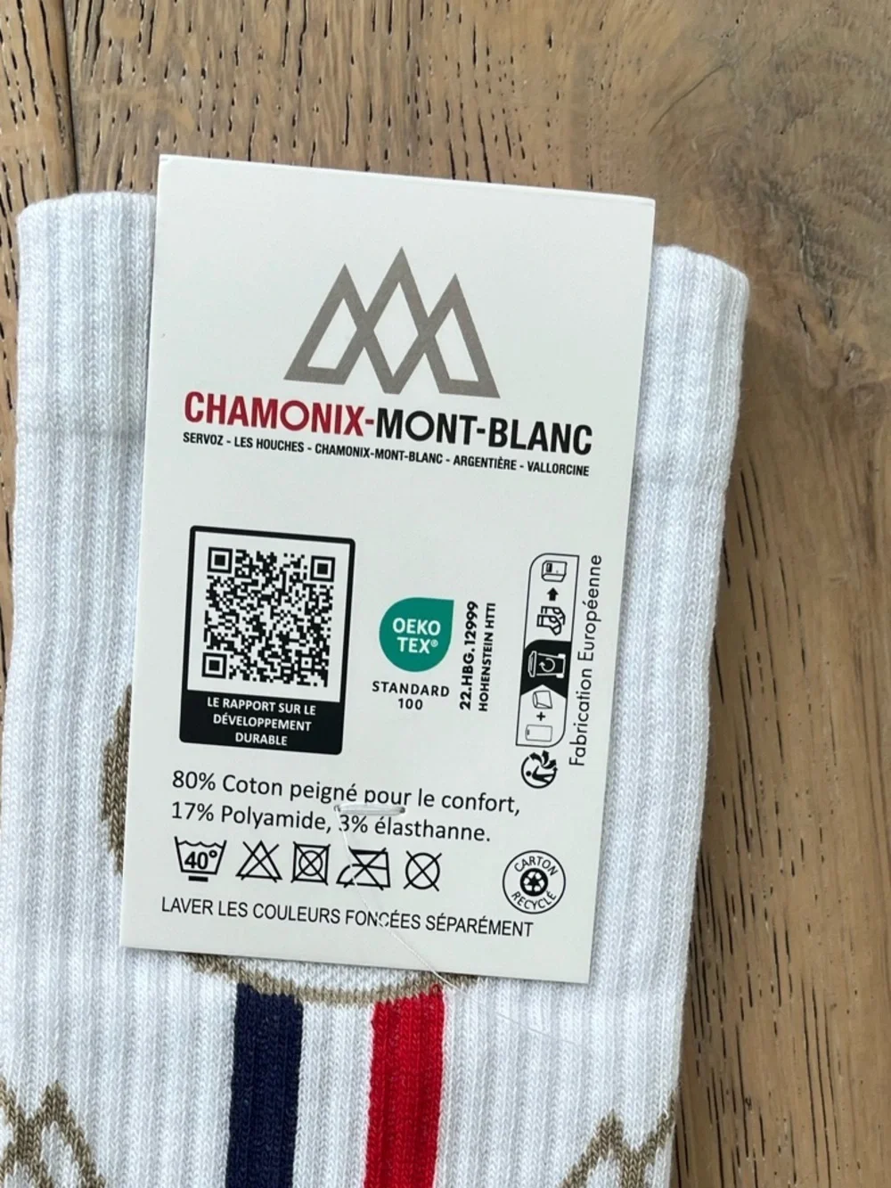CHAMONIX-MONT-BLANC Socks One Size Ski